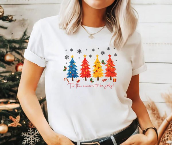 Tree Flakes, Christmas 2025 T-shirt - Image 2