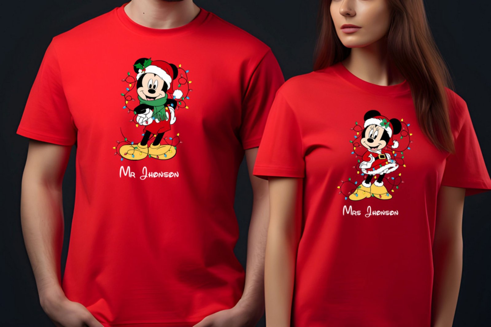 Mickey and Minnie , Christmas 2025 T-shirt