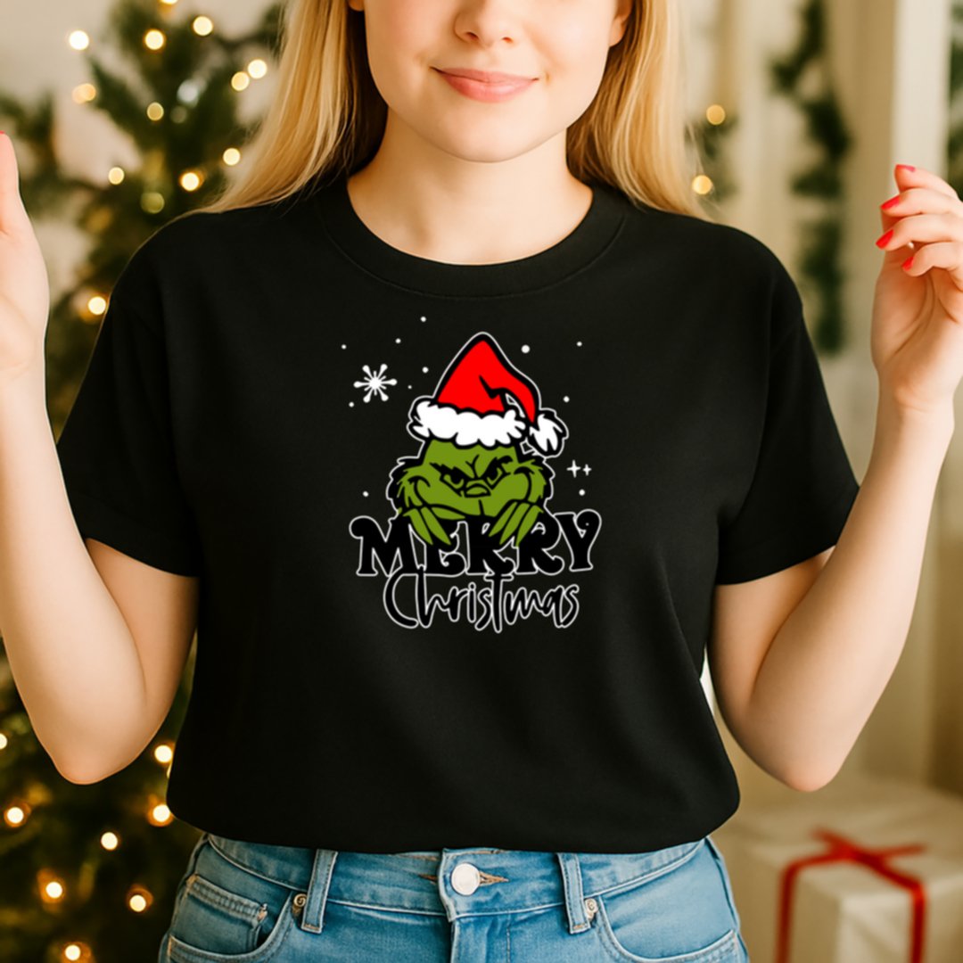 Grinch Santa claus , Christmas 2025 T-shirt - Image 3