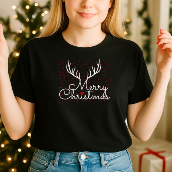 Reindeer Christmas , Christmas 2025 T-shirt - Image 2