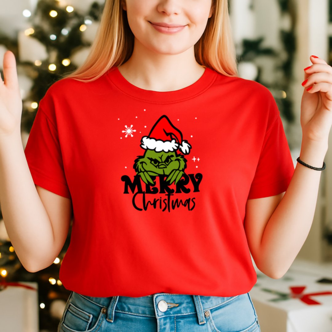 Grinch Santa claus , Christmas 2025 T-shirt - Image 2