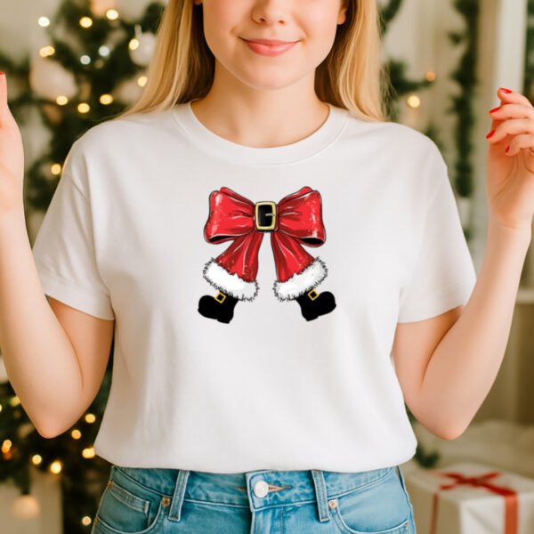 Santa Bow , Christmas 2025 T-shirt