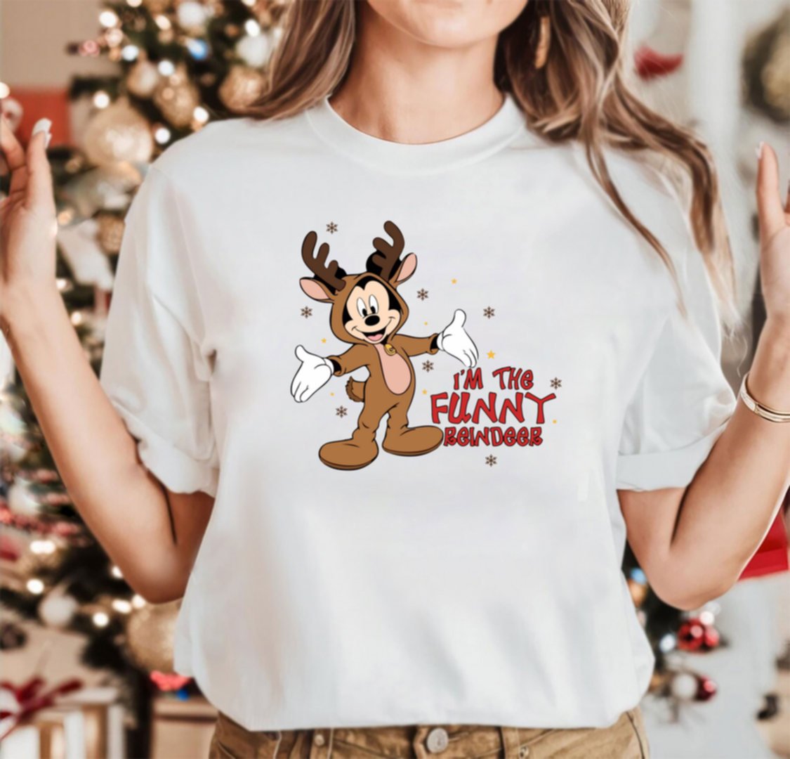 Funny Reindeer , Christmas 2025 T-shirt