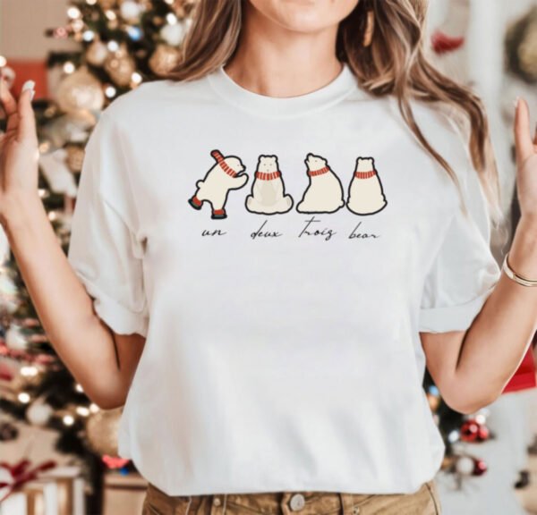 Polar bear , Christmas 2025 T-shirt - Image 3