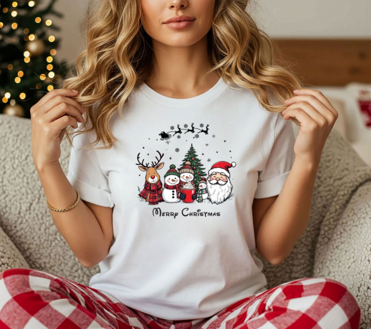Team snow , Christmas 2025 T-shirt - Image 2